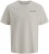 Jack & Jones Yuki Back Print Crew Neck T-Shirt Moonbeam - Koszulki - T-shirty meskie Duże Rozmiary - 2XL-14XL