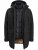 Jack & Jones Finn Softshell Parka Black - Kurtki Męskie Duże Rozmiary - Kurtki Duże rozmiary 2XL-8XL