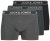 Jack & Jones Black Friday Trunks 3-Pack Grey Black - Bielizna & stroje kąpielowe - Bielizna & Stroje kąpielowe 2XL-8XL
