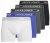 Jack & Jones Black Friday Trunks 5-Pack Black Grey Blue White - Bielizna & stroje kąpielowe - Bielizna & Stroje kąpielowe 2XL-8XL