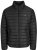 Jack & Jones Elvis Light Puffer Collar Jacket Black - Kurtki Męskie Duże Rozmiary - Kurtki Duże rozmiary 2XL-8XL