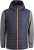 Jack & Jones MULTI QUILTED SET-IN Sleeves Jacket Grey Melange - Kurtki Męskie Duże Rozmiary - Kurtki Duże rozmiary 2XL-8XL