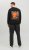 Jack & Jones JCOFILO Crew Neck Sweater with Back Print Black - Bluzy & bluzy z kapturem - Bluzy & Bluzy z kapturem 2XL-12XL