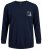 Jack & Jones JCOFILO Crew Neck Sweater with Back Print Navy Blazer - Bluzy & bluzy z kapturem - Bluzy & Bluzy z kapturem 2XL-12XL