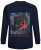 Jack & Jones JCOFILO Crew Neck Sweater with Back Print Navy Blazer - Bluzy & bluzy z kapturem - Bluzy & Bluzy z kapturem 2XL-12XL