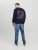 Jack & Jones JCOFILO Crew Neck Sweater with Back Print Navy Blazer - Bluzy & bluzy z kapturem - Bluzy & Bluzy z kapturem 2XL-12XL