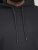 Jack & Jones BRADLEY Hoodie Black - Bluzy & bluzy z kapturem - Bluzy & Bluzy z kapturem 2XL-12XL
