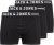 Jack & Jones SENSE Trunks 3-Pack Black - Bielizna & stroje kąpielowe - Bielizna & Stroje kąpielowe 2XL-8XL