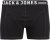 Jack & Jones SENSE Trunks 3-Pack Black - Bielizna & stroje kąpielowe - Bielizna & Stroje kąpielowe 2XL-8XL