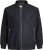 Jack & Jones ROCKY Faux Suede Bomber Jacket Jet Black - Kurtki Męskie Duże Rozmiary - Kurtki Duże rozmiary 2XL-8XL