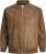 Jack & Jones ROCKY Faux Suede Bomber Jacket Brown - Kurtki Męskie Duże Rozmiary - Kurtki Duże rozmiary 2XL-8XL