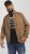 Jack & Jones ROCKY Faux Suede Bomber Jacket Brown - Kurtki Męskie Duże Rozmiary - Kurtki Duże rozmiary 2XL-8XL