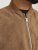Jack & Jones ROCKY Faux Suede Bomber Jacket Brown - Kurtki Męskie Duże Rozmiary - Kurtki Duże rozmiary 2XL-8XL