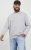 Jack & Jones BRADLEY Sweatshirt Light Grey Melange - Bluzy & bluzy z kapturem - Bluzy & Bluzy z kapturem 2XL-12XL