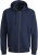 Jack & Jones BRADLEY Zip Hoodie Navy Blazer - Bluzy & bluzy z kapturem - Bluzy & Bluzy z kapturem 2XL-12XL