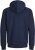 Jack & Jones BRADLEY Zip Hoodie Navy Blazer - Bluzy & bluzy z kapturem - Bluzy & Bluzy z kapturem 2XL-12XL
