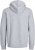 Jack & Jones BRADLEY Zip Hoodie Light Grey Melange - Bluzy & bluzy z kapturem - Bluzy & Bluzy z kapturem 2XL-12XL