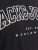 Jack & Jones CALEB VARSITY O-Neck T-Shirt Black - Koszulki - T-shirty meskie Duże Rozmiary - 2XL-14XL