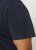 Jack & Jones CALEB VARSITY O-Neck T-Shirt Navy Blazer - Koszulki - T-shirty meskie Duże Rozmiary - 2XL-14XL