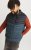 Jack & Jones SPRINT Black Blocking BODYWARMER With Collar Dark Turquoise - Kurtki Męskie Duże Rozmiary - Kurtki Duże rozmiary 2XL-8XL