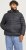 Jack & Jones SPRINT Quilted Collar Jacket Black - Kurtki Męskie Duże Rozmiary - Kurtki Duże rozmiary 2XL-8XL