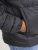 Jack & Jones SPRINT Quilted Collar Jacket Black - Kurtki Męskie Duże Rozmiary - Kurtki Duże rozmiary 2XL-8XL