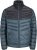 Jack & Jones SPRINT Black Blocking Quilted Collar Jacket Teal - Kurtki Męskie Duże Rozmiary - Kurtki Duże rozmiary 2XL-8XL