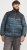 Jack & Jones SPRINT Black Blocking Quilted Collar Jacket Teal - Kurtki Męskie Duże Rozmiary - Kurtki Duże rozmiary 2XL-8XL