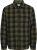 Jack & Jones ZAC Brushed Long Sleeve Overshirt Green - Koszule - Koszule 2XL-10XL