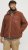 Jack & Jones ESTERBRO High Collar Teddy Jacket Brandy Brown - Kurtki Męskie Duże Rozmiary - Kurtki Duże rozmiary 2XL-8XL