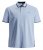 Jack & Jones PAULOS Short Sleeve Polo Light Blue/PS - Koszulki polo - Koszulki Polo 2XL-8XL