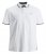 Jack & Jones PAULOS Short Sleeve Polo White/PS - Koszulki polo - Koszulki Polo 2XL-8XL