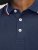 Jack & Jones PAULOS Short Sleeve Polo Navy Blazer - Koszulki polo - Koszulki Polo 2XL-8XL