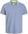 Jack & Jones PAULOS Short Sleeve Polo Light Blue/NEON - Koszulki polo - Koszulki Polo 2XL-8XL
