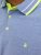 Jack & Jones PAULOS Short Sleeve Polo Light Blue/NEON - Koszulki polo - Koszulki Polo 2XL-8XL