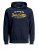 Jack & Jones Elogo Sweat Hood Navy Blazer - Bluzy & bluzy z kapturem - Bluzy & Bluzy z kapturem 2XL-12XL