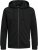 Jack & Jones Basic Sweat Zip Hood Black - Bluzy & bluzy z kapturem - Bluzy & Bluzy z kapturem 2XL-12XL