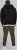 Jack & Jones Basic Sweat Zip Hood Black - Bluzy & bluzy z kapturem - Bluzy & Bluzy z kapturem 2XL-12XL