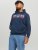 Jack & Jones CORP LOGO PLAY 4 Print Hoodie Navy Blazer - Bluzy & bluzy z kapturem - Bluzy & Bluzy z kapturem 2XL-12XL