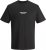 Jack & Jones ESTERBRO T-Shirt Black - Koszulki - T-shirty meskie Duże Rozmiary - 2XL-14XL