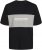 Jack & Jones LEGACY BLOCKING T-Shirt Black - Koszulki - T-shirty meskie Duże Rozmiary - 2XL-14XL