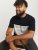 Jack & Jones LEGACY BLOCKING T-Shirt Black - Koszulki - T-shirty meskie Duże Rozmiary - 2XL-14XL