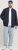 Jack & Jones RUSH Bomber Jacket Navy Blazer - Kurtki Męskie Duże Rozmiary - Kurtki Duże rozmiary 2XL-8XL