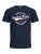Jack & Jones JJELOGO TEE Navy - Koszulki - T-shirty meskie Duże Rozmiary - 2XL-14XL