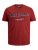 Jack & Jones JJELOGO TEE Red - Koszulki - T-shirty meskie Duże Rozmiary - 2XL-14XL
