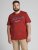 Jack & Jones JJELOGO TEE Red - Koszulki - T-shirty meskie Duże Rozmiary - 2XL-14XL