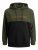 Jack & Jones JJEURBAN BLOCKING SWEAT Forest Green - Bluzy & bluzy z kapturem - Bluzy & Bluzy z kapturem 2XL-12XL
