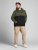 Jack & Jones JJEURBAN BLOCKING SWEAT Forest Green - Bluzy & bluzy z kapturem - Bluzy & Bluzy z kapturem 2XL-12XL