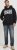 Jack & Jones CORP LOGO Large Print Hoodie Black - Bluzy & bluzy z kapturem - Bluzy & Bluzy z kapturem 2XL-12XL
