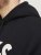 Jack & Jones CORP LOGO Large Print Hoodie Black - Bluzy & bluzy z kapturem - Bluzy & Bluzy z kapturem 2XL-12XL